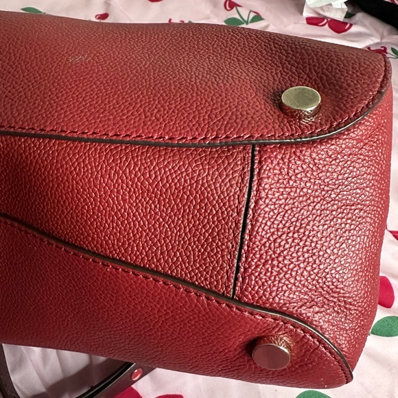 Kate Spade Thompson Colorblocked Medium Backpack | Red Currant | Grain Leather - Picture 5 of 16